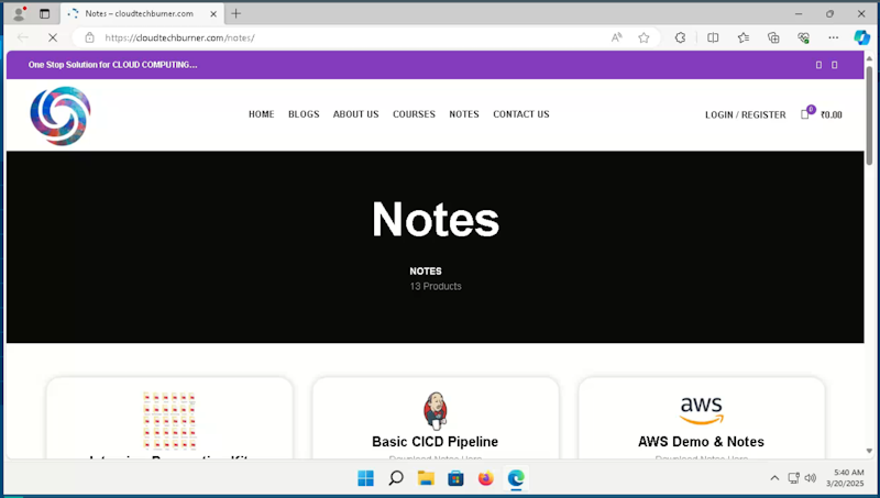 cloudtechburner.com website
